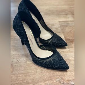 Jessica Simpson Black D’Orsay Heels